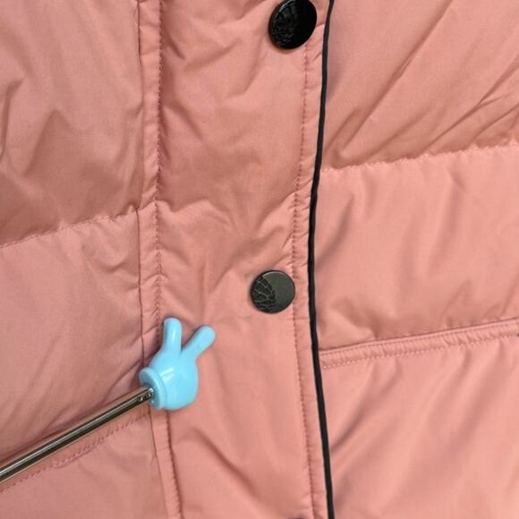 Stio Womens Pink Woodson 650 Fill Goose Down Feather Hooded Puffer Vest size S - Picture 12 of 16